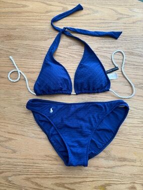 Ralph Lauren Blue Label Nautical String Bikini